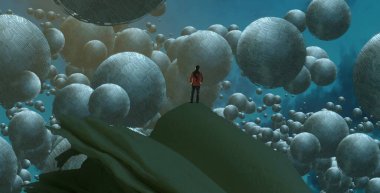 metin için alanı olan soyut kavramsal yaratıcı arkaplan 