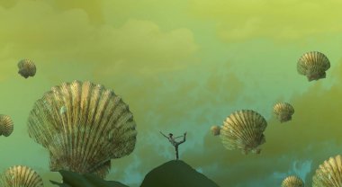 metin için alanı olan soyut kavramsal yaratıcı arkaplan 