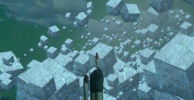 metin için alanı olan soyut kavramsal yaratıcı arkaplan 