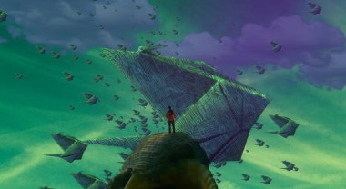 metin için alanı olan soyut kavramsal yaratıcı arkaplan 