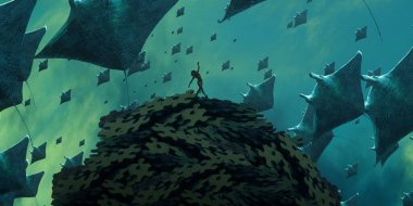 metin için alanı olan soyut kavramsal yaratıcı arkaplan 