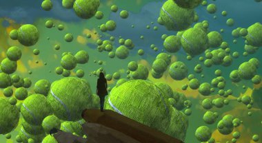 metin için alanı olan soyut kavramsal yaratıcı arkaplan 