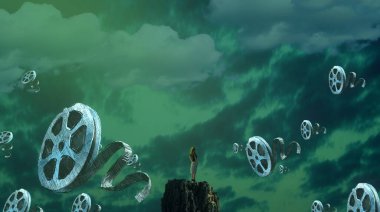 metin için alanı olan soyut kavramsal yaratıcı arkaplan 