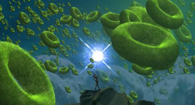 metin için alanı olan soyut kavramsal yaratıcı arkaplan 