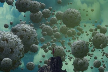 metin için alanı olan soyut kavramsal yaratıcı arkaplan 