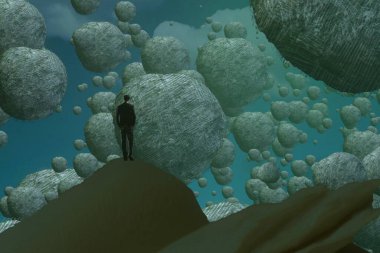 metin için alanı olan soyut kavramsal yaratıcı arkaplan 