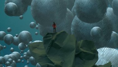 metin için alanı olan soyut kavramsal yaratıcı arkaplan 