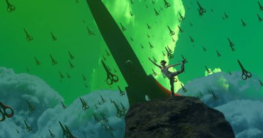 metin için alanı olan soyut kavramsal yaratıcı arkaplan 