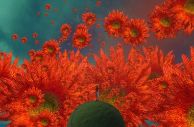 metin için alanı olan soyut kavramsal yaratıcı arkaplan 