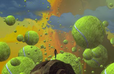 metin için alanı olan soyut kavramsal yaratıcı arkaplan 