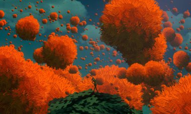 metin için alanı olan soyut kavramsal yaratıcı arkaplan 