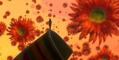 metin için alanı olan soyut kavramsal yaratıcı arkaplan 