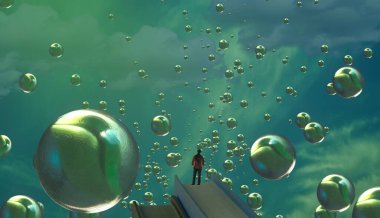 metin için alanı olan soyut kavramsal yaratıcı arkaplan 