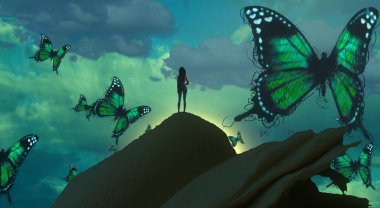 metin için alanı olan soyut kavramsal yaratıcı arkaplan 