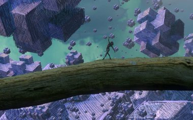 metin için alanı olan soyut kavramsal yaratıcı arkaplan 