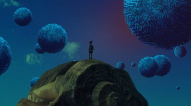 metin için alanı olan soyut kavramsal yaratıcı arkaplan 