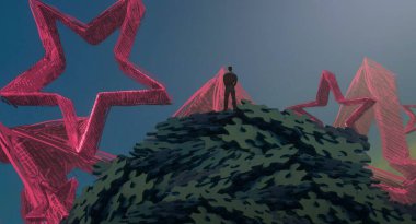 metin için alanı olan soyut kavramsal yaratıcı arkaplan 