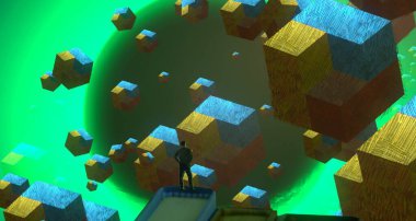 metin için alanı olan soyut kavramsal yaratıcı arkaplan 