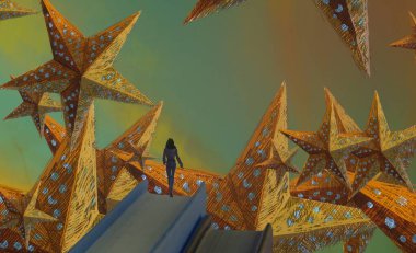 metin için alanı olan soyut kavramsal yaratıcı arkaplan 