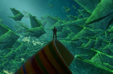 metin için alanı olan soyut kavramsal yaratıcı arkaplan 