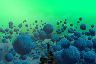 metin için alanı olan soyut kavramsal yaratıcı arkaplan 