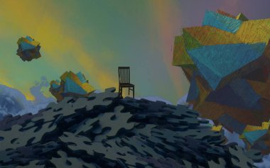 metin için alanı olan soyut kavramsal yaratıcı arkaplan 