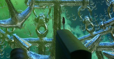 metin için alanı olan soyut kavramsal yaratıcı arkaplan 