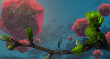 metin için alanı olan soyut kavramsal yaratıcı arkaplan 