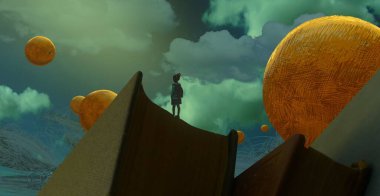 metin için alanı olan soyut kavramsal yaratıcı arkaplan 