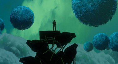 metin için alanı olan soyut kavramsal yaratıcı arkaplan 