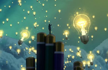 metin için alanı olan soyut kavramsal yaratıcı arkaplan 