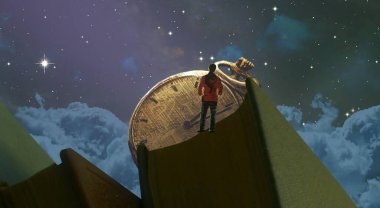 metin için alanı olan soyut kavramsal yaratıcı arkaplan 