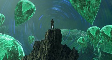 metin için alanı olan soyut kavramsal yaratıcı arkaplan 