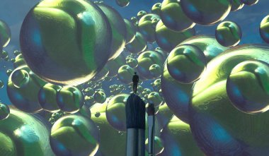 metin için alanı olan soyut kavramsal yaratıcı arkaplan 