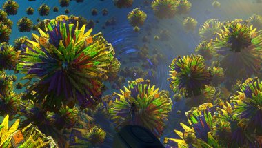 metin için alanı olan soyut kavramsal yaratıcı arkaplan 