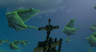 metin için alanı olan soyut kavramsal yaratıcı arkaplan 