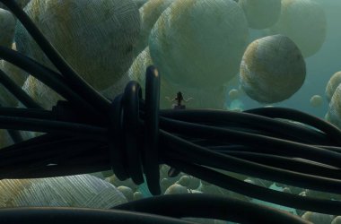 metin için alanı olan soyut kavramsal yaratıcı arkaplan 