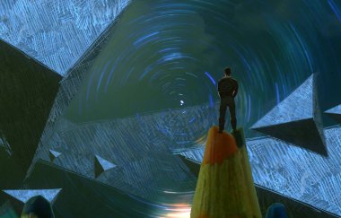 metin için alanı olan soyut kavramsal yaratıcı arkaplan 