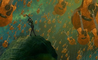 metin için alanı olan soyut kavramsal yaratıcı arkaplan 