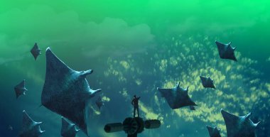 metin için alanı olan soyut kavramsal yaratıcı arkaplan 