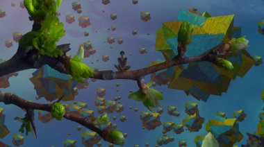 metin için alanı olan soyut kavramsal yaratıcı arkaplan 