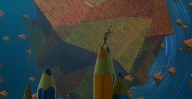 metin için alanı olan soyut kavramsal yaratıcı arkaplan 