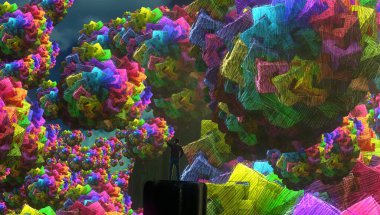 metin için alanı olan soyut kavramsal yaratıcı arkaplan 