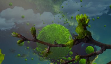 metin için alanı olan soyut kavramsal yaratıcı arkaplan 