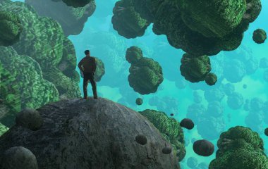 metin için alanı olan soyut kavramsal yaratıcı arkaplan 