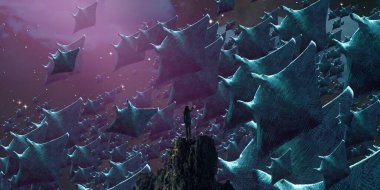 metin için alanı olan soyut kavramsal yaratıcı arkaplan 