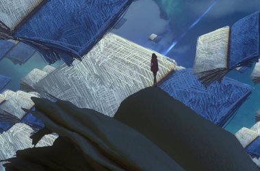 metin için alanı olan soyut kavramsal yaratıcı arkaplan 