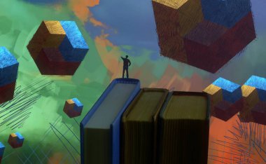 metin için alanı olan soyut kavramsal yaratıcı arkaplan 