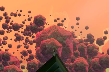 metin için alanı olan soyut kavramsal yaratıcı arkaplan 