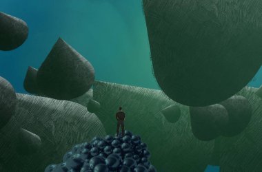 metin için alanı olan soyut kavramsal yaratıcı arkaplan 